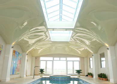 <h3>Private home swimming pool ceiling
</h3>