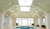 Private pool ceiling